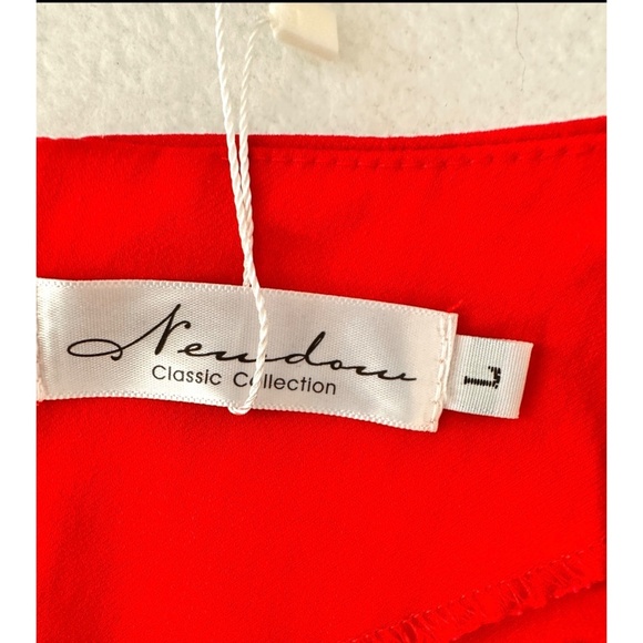 New Dow Boutique Classic Collection Sexy Red 50's Retro Pencil Dress, L - Picture 9 of 15